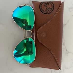 Aviator flash sunglasses new condition